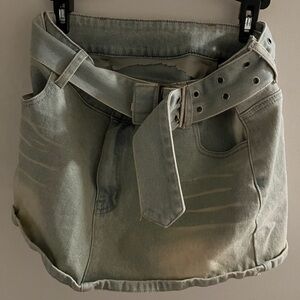 Windsor Light Blue Denim Skirt